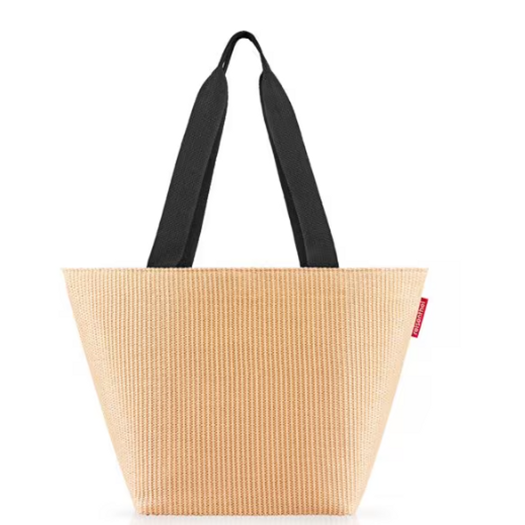 Sac à provisions M raffia black - Visuel 0